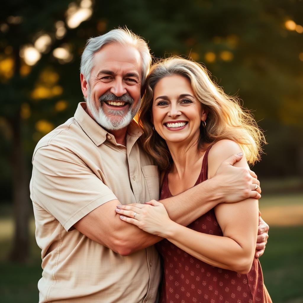 Confident couple enjoying renewed vitality